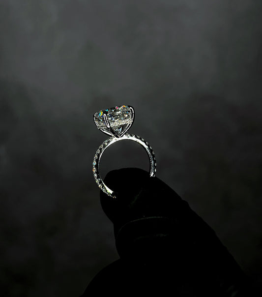 Liz Custom - 6 Carat Crushed Ice Radiant Cut