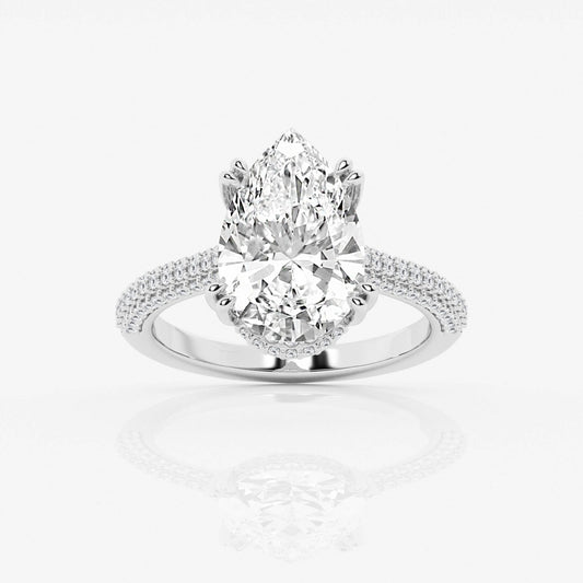 Genevieve - 4 Carat Pear Cut